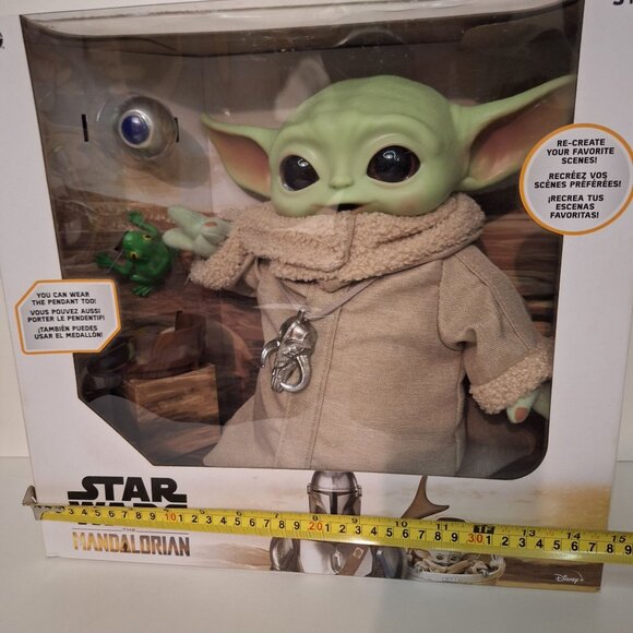 Star Wars Mandalorian The Child Baby Yoda 11" Plush Toy W Accessories - Picture 5 of 10